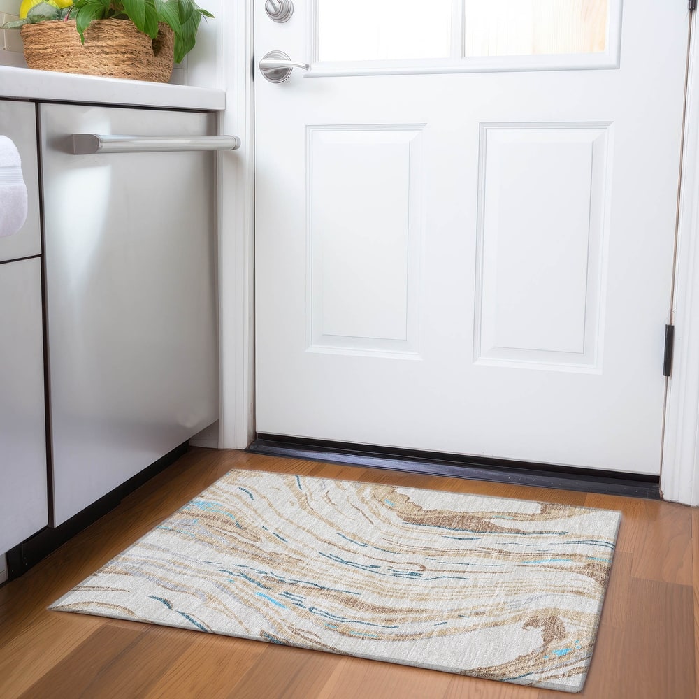 Premium Washable Super Soft Abstract Contemporary Mayfield Rug