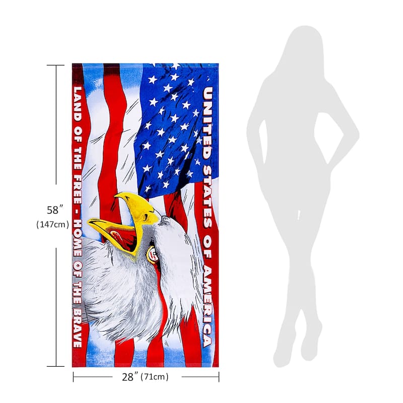 100% Cotton Printed Beach Towel