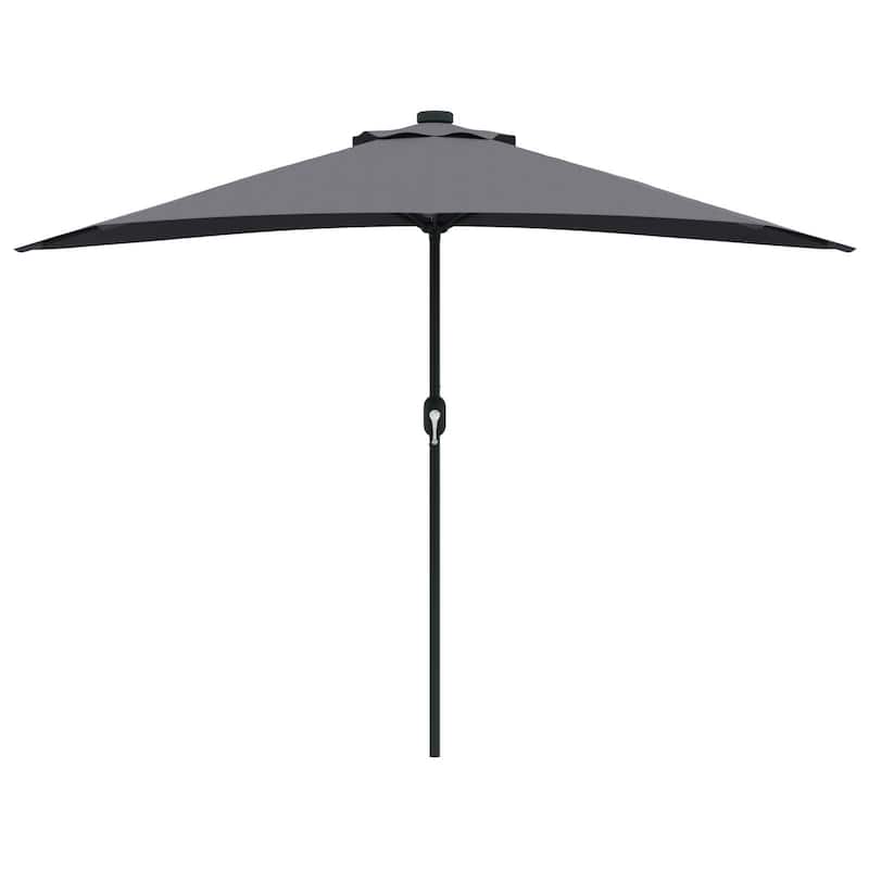 vidaXL Garden Parasol Anthracite 294 x 150 x 224 cm fabric
