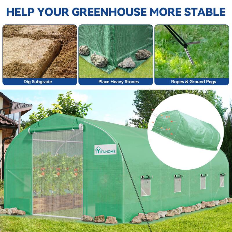 Moasis Green Walk-in Hobby Greenhouse