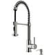 preview thumbnail 17 of 156, VIGO Edison 19" H Single Handle Pull-Down Sprayer Kitchen Faucet