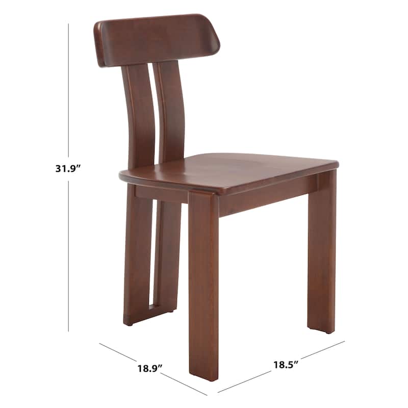 SAFAVIEH Twila Wood Dining Chair - 19" W x 19" D x 32" H - 19Wx19Dx32H