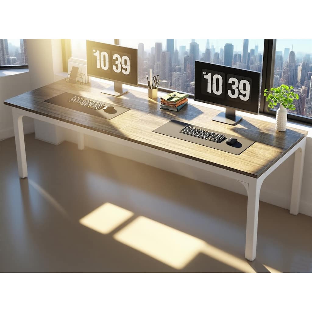 78.7" Extra Long Double Workstation Desk
