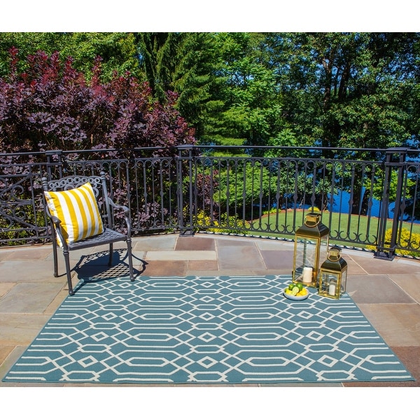 Skyline Decor Green Baja Rugs in Rectangle Shape - Big