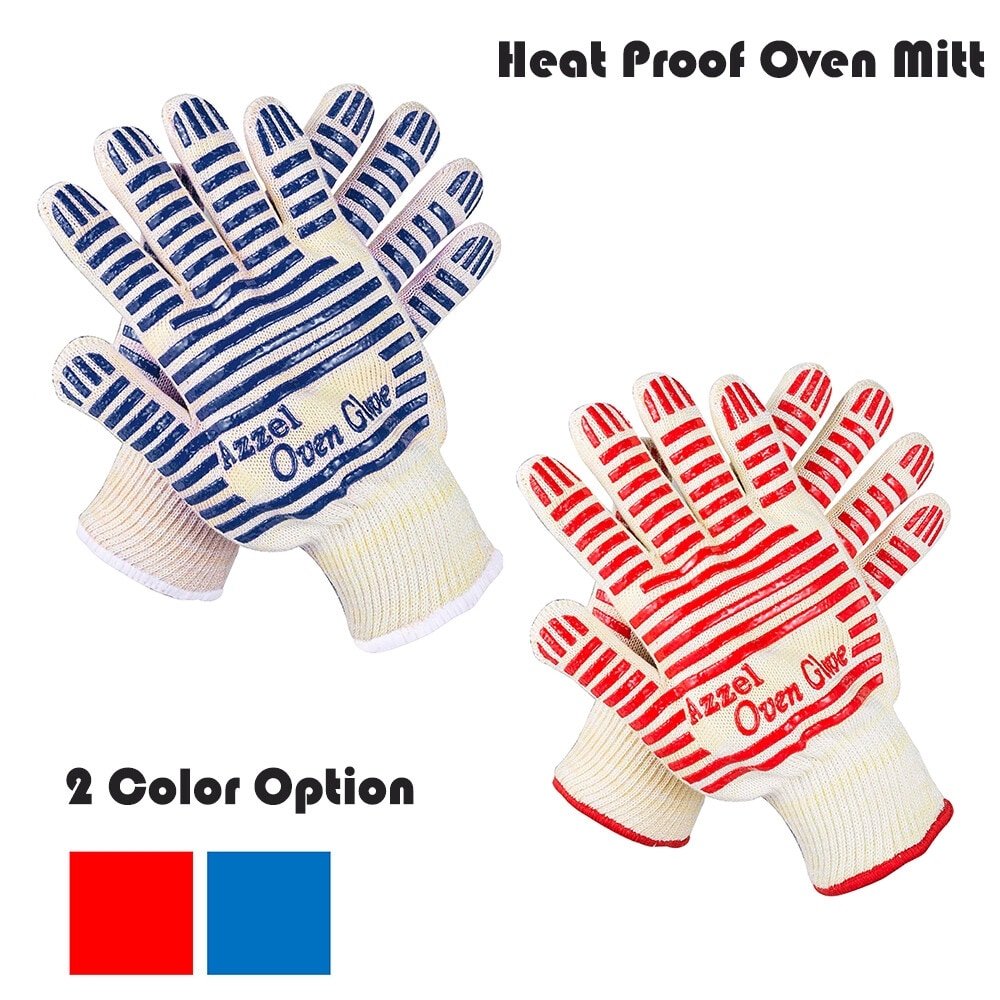 Oven Glove Oven Mitts,EN407 Certified Extreme Heat Up to 932°F,Red - On  Sale - Bed Bath & Beyond - 38905528