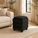 preview thumbnail 5 of 30, Aria Home Tessa Storage Ottoman Cube with Tray Top Seat Bench