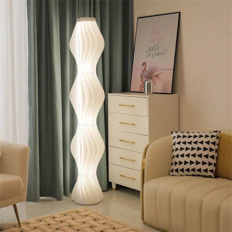 Modern 69Inch LED Column Floor Lamp with Foot Switch