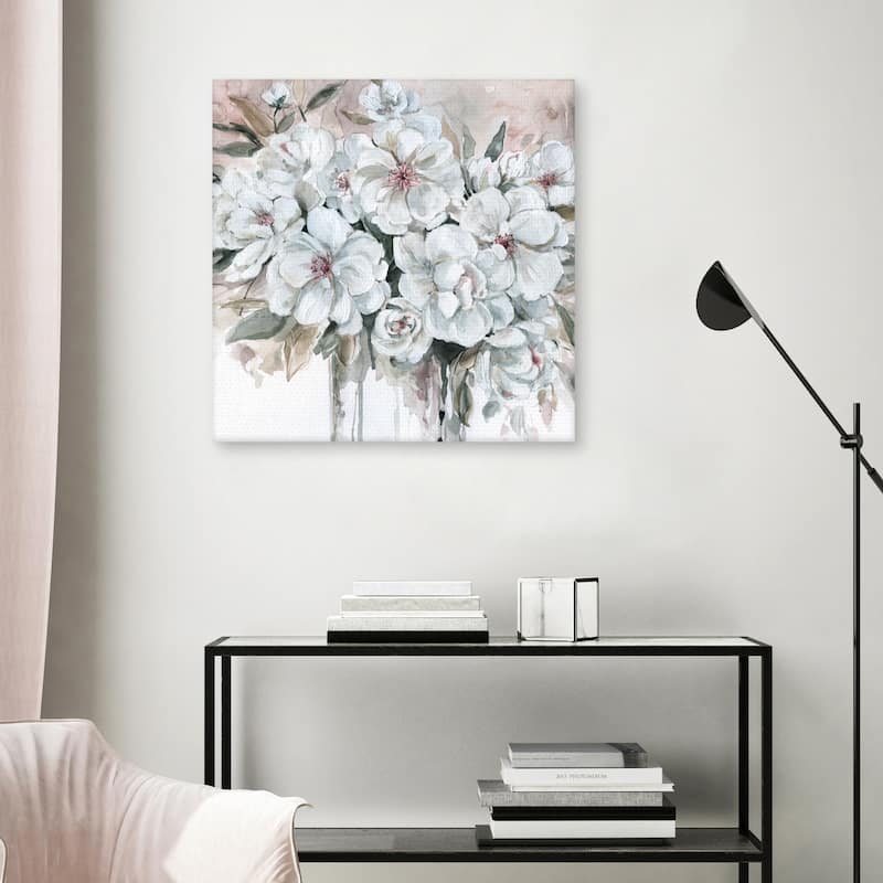 Blushing Bouquet by Carol Robinson Canvas Art Print