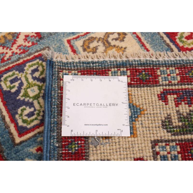 ECARPETGALLERY Hand-knotted Uzbek Ghazni Blue Wool Rug - 2'8 x 9'1