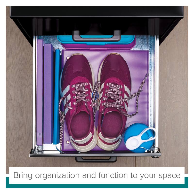Space Solutions Black 2-drawer Metal File Cabinet