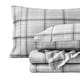 preview thumbnail 14 of 99, Bare Home Cotton Flannel Sheet Set - Velvety Soft Heavyweight California King - Glencoe Tartan Plaid