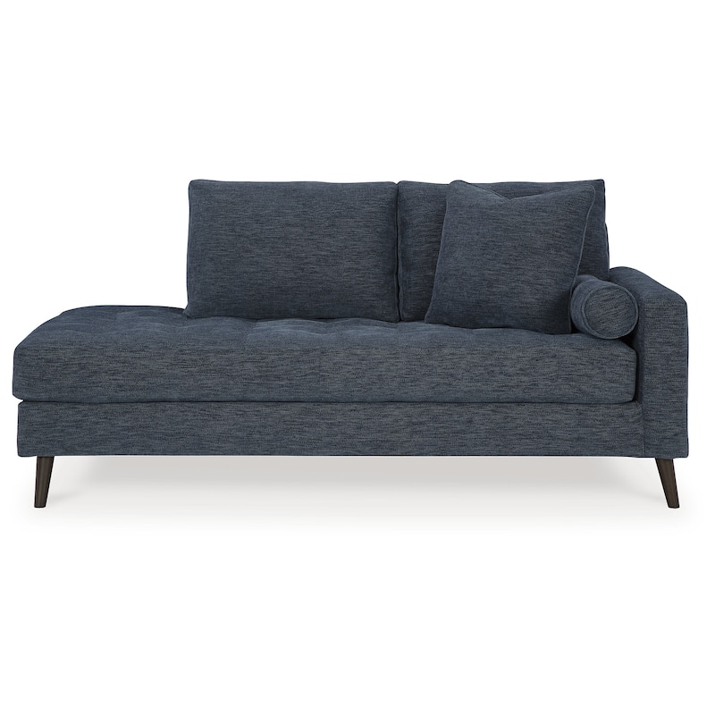 Signature Design by Ashley Bixler Blue Right-Arm Facing Corner Chaise - 37"W x 75"D x 37"H