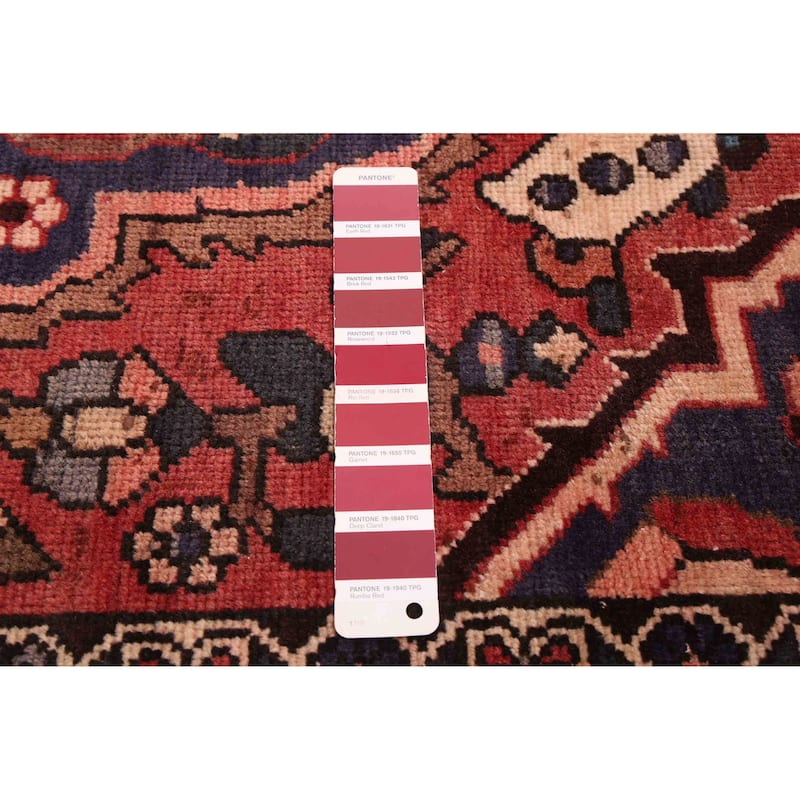 ECARPETGALLERY Hand-knotted Kayseri Vintage Red Wool Rug - 6'8 x 10'0