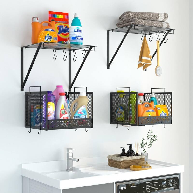 Over The Washer and Dryer Shelf - 13"D x 11"W x 14"H