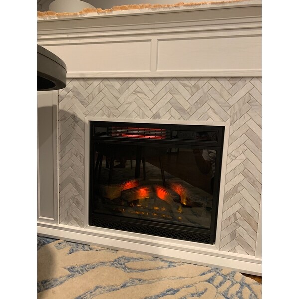 Top Product Reviews For Classicflame 23 3d Infrared Quartz Electric Fireplace Insert 21256177 Overstock