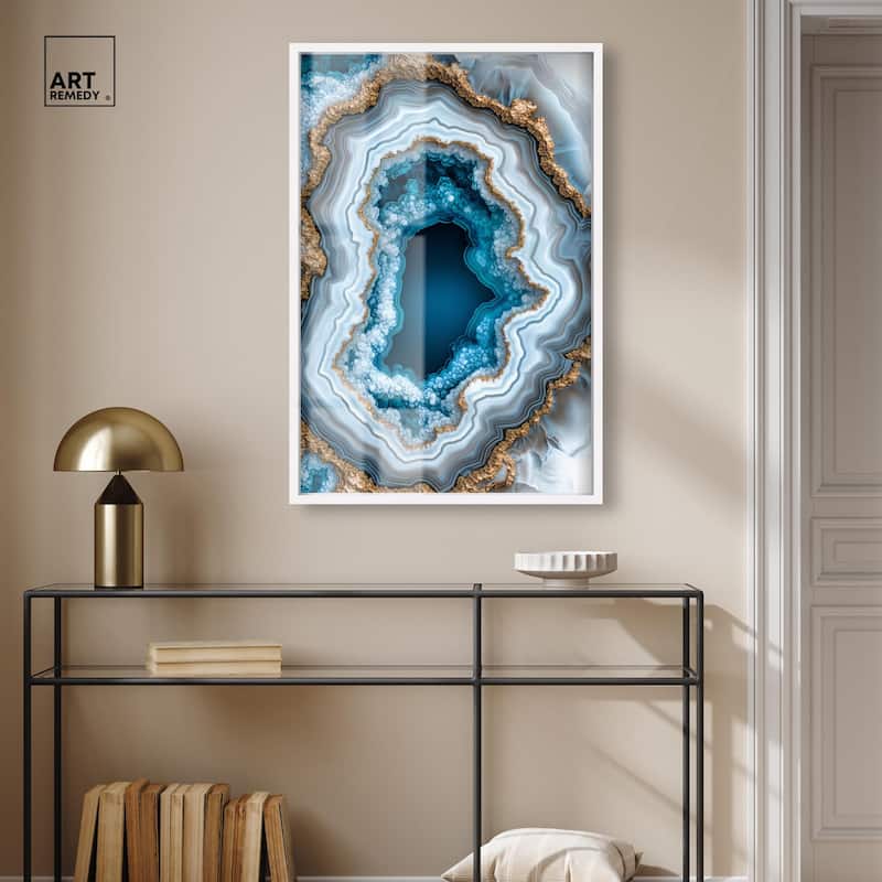 Gilded Geode Eye II Shadowbox by Art Remedy