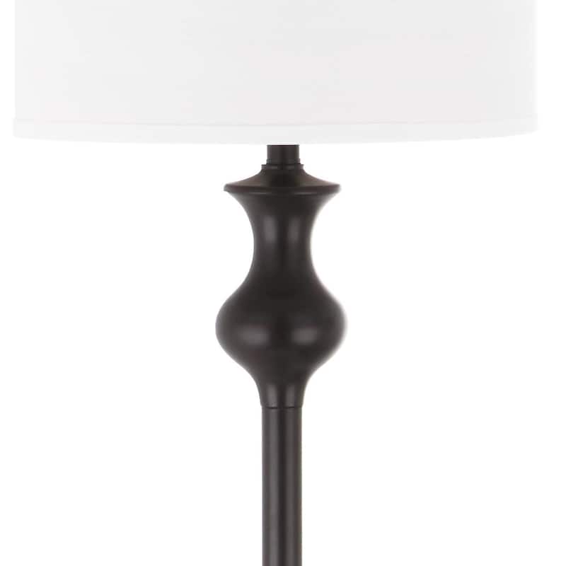 SAFAVIEH Lighting Summer 62-inch Black Floor Lamp - 15" W x 15" L x 61.5" H - 15Wx15Dx62H