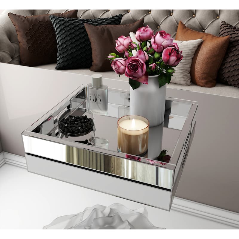 Mirror Glam Tray Decorative Tray