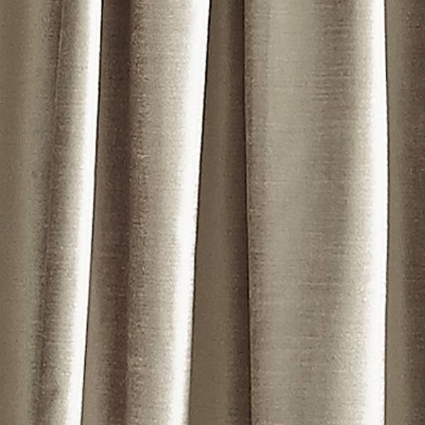 DKNY Modern Knotted Velvet Curtain Panel Pair