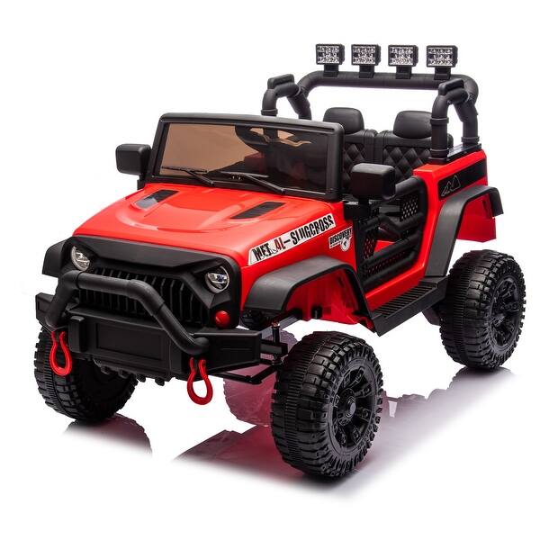 slide 2 of 100, 24V Ride-On Car with Adjustable Speed and Suspension, Great Holiday Present