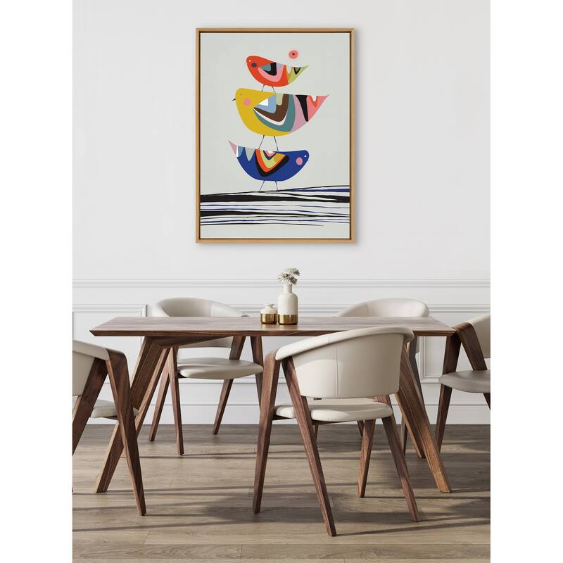 Kate and Laurel Sylvie The Family Tree Framed Canvas By Rachel Lee