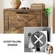 preview thumbnail 5 of 18, Moasis Shoe Storage Cabinet with 2 Flip Drawers Narrow Shoes Rack Organizer