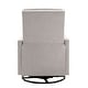 preview thumbnail 50 of 49, Roomfitters Modern Upholstered Rocker Nursery Chair, Plush Seating Glider Swivel Recliner Chair, Beige