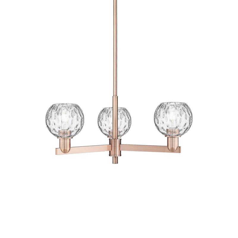 Innovations Lighting 716-3CR-10-28 Athens Water Glass Chandelier