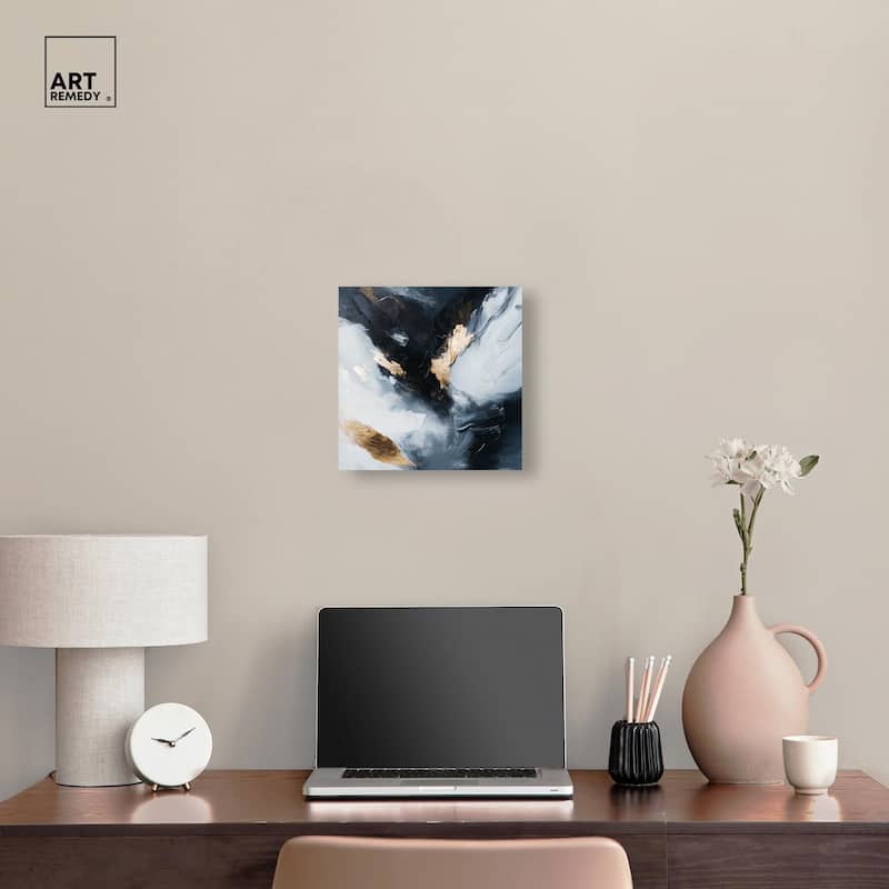 Golden Spark II Canvas by Art Remedy, Gallery Wrapped