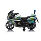 preview thumbnail 3 of 6, Kids Ride On Police Motorcycle - 12V Electric Motorcycle for Toddlers with Music, Forward/Reverse - Green