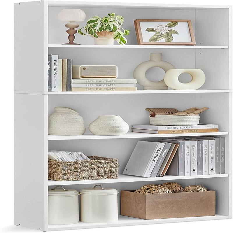 Bookshelf - 9.4"D x 31.5"W x 52.7"H - White