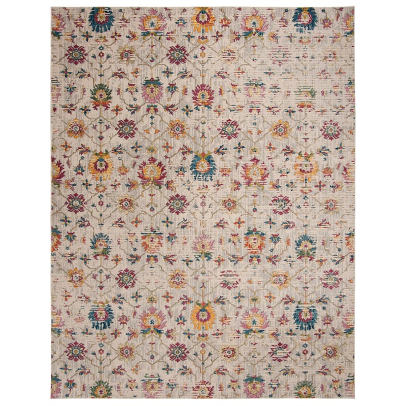 SAFAVIEH Merlot Stephania Boho Oriental Rug - 9' x 12' - Cream/Multi