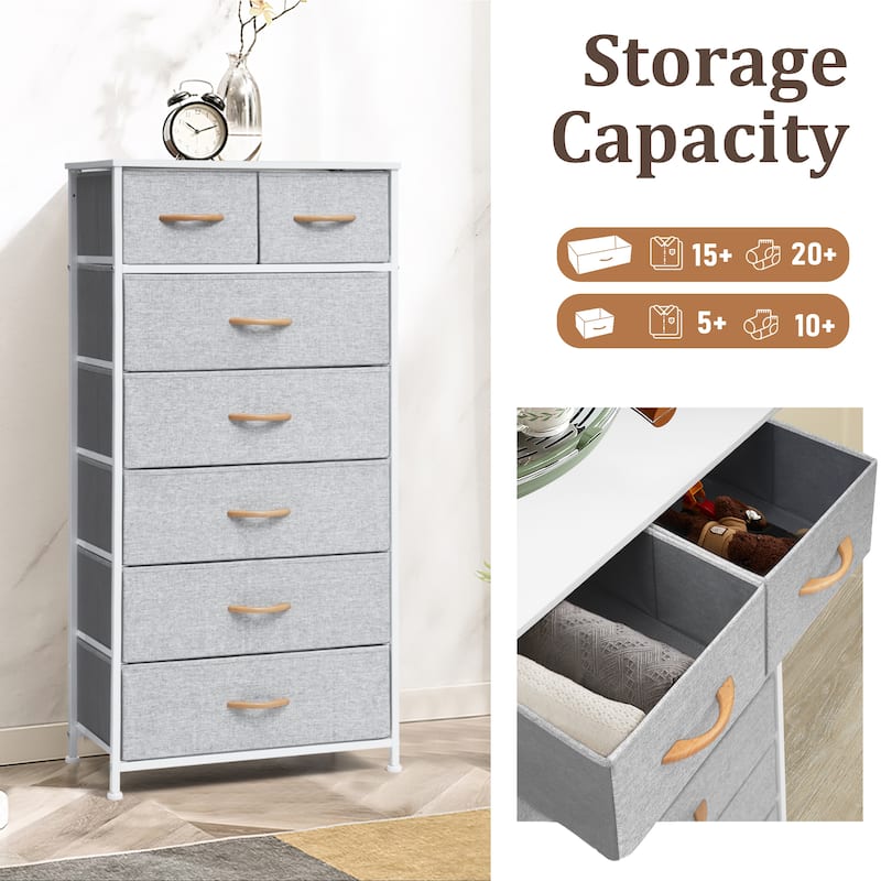 VredHom 7-drawer Storage Chest Dresser