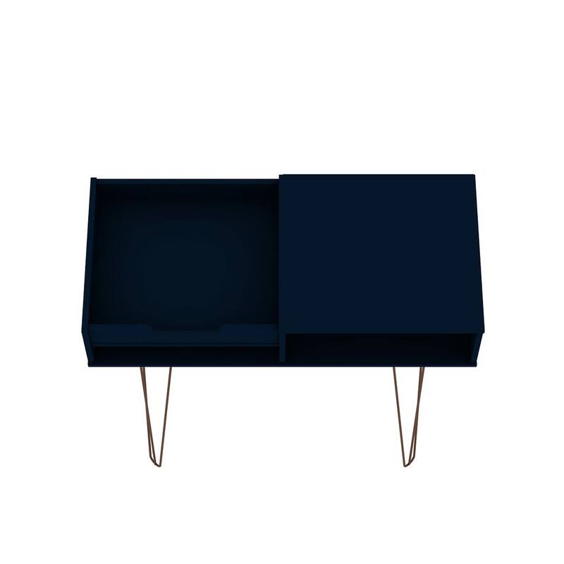 Manhattan Comfort Rockefeller 39.37 Entryway Console with 3 Compartments