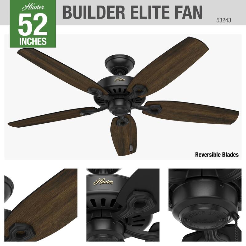 Hunter Fan Builder Elite - 52" - Bronze