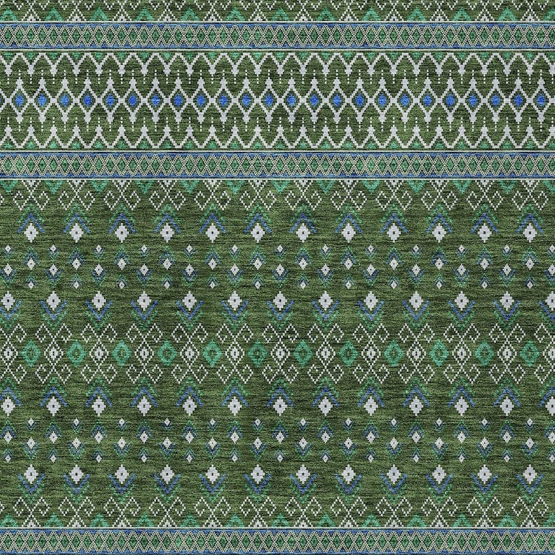 HomeRoots Tribal Transitional Rectangle Outdoor Rug
