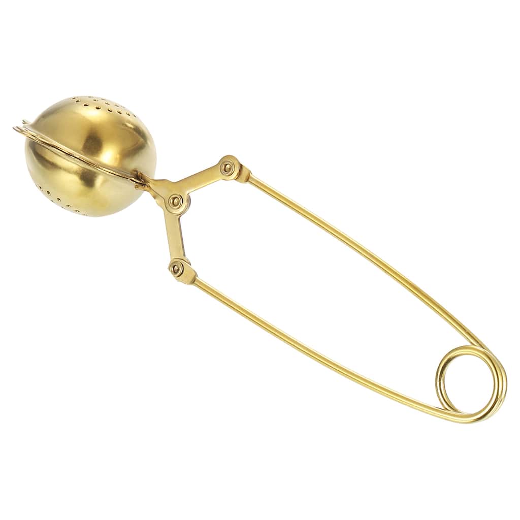 1 Pcs Teapot Snap Tea Ball Infuser, Tea Strainer with Handle