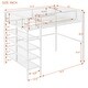 preview thumbnail 12 of 25, Creative Structure Twin Size Metal Loft Bed Kids Bed with 4-Tier Shelves and Storage, Black