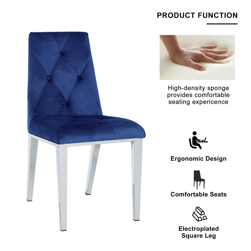 Set of 2 Modern Simple Dining Chair