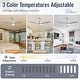 preview thumbnail 25 of 97, Sofucor 48/52 Inch Wood Ceiling Fan with Light and Remote/Smart App Voice Control, Dimmable Lights Included