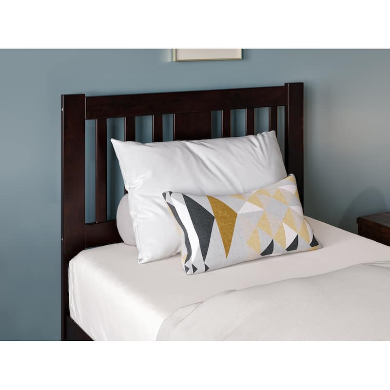 AFI Tahoe Headboard with Attachable Charger - Espresso - Twin