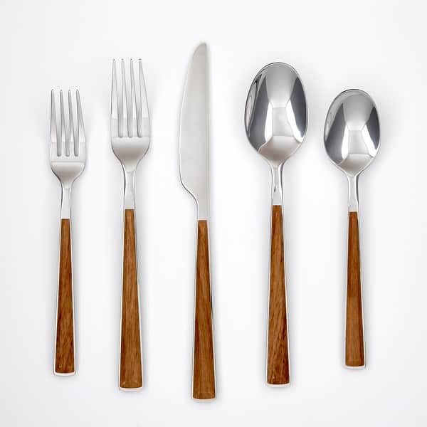 Cambridge Esben Beachwood 20-Piece Flatware Set