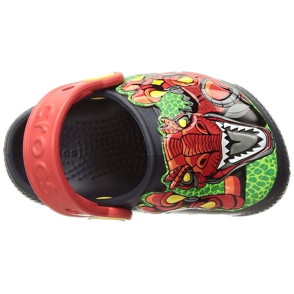 crocs dinosaur light up