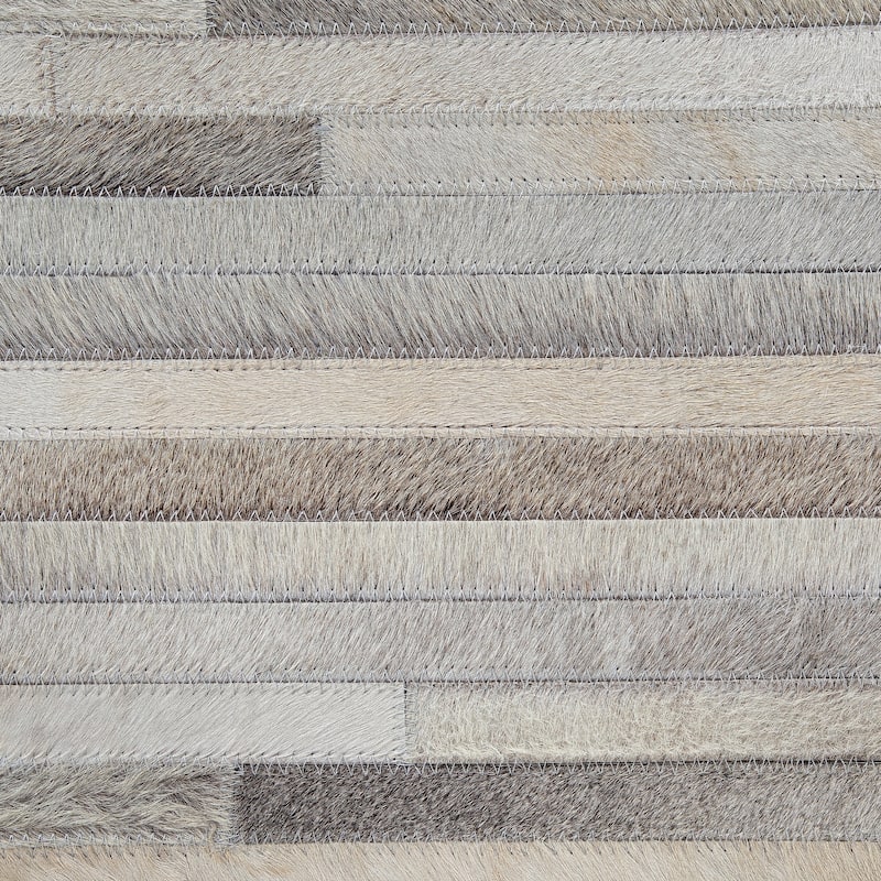 Ben Soleimani South American Cowhide Stripe Hand Woven Rug