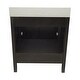 preview thumbnail 101 of 146, Nevado 37" Bathroom Vanity with Cultured Marble Vanity Top Sink in White with White Basin