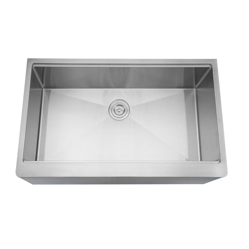 Self-Trimming Apron 36" L x 22" W Farmhouse Kitchen Sink Workstation