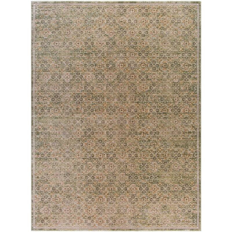 Galey Alix x Livabliss Myrtle Avenue II Vintage Damask Area Rug - 8' 10" x 12' 2" - Dark Brown