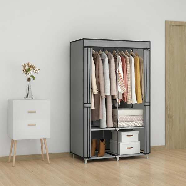 Portable wardrobe for sale discount