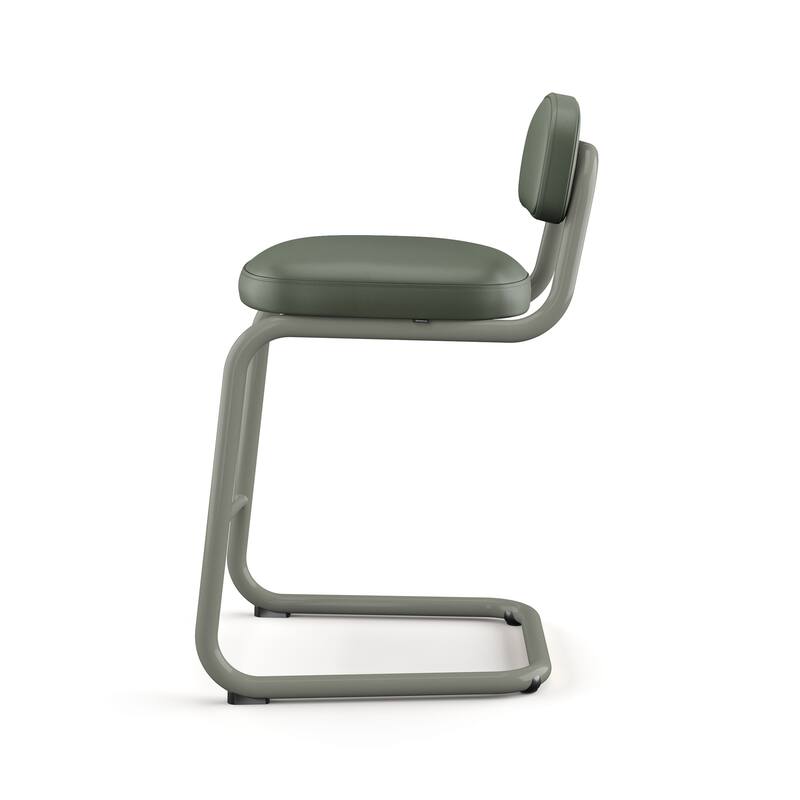 Amisco Flynn 26 in. Counter Stool with Metal Base