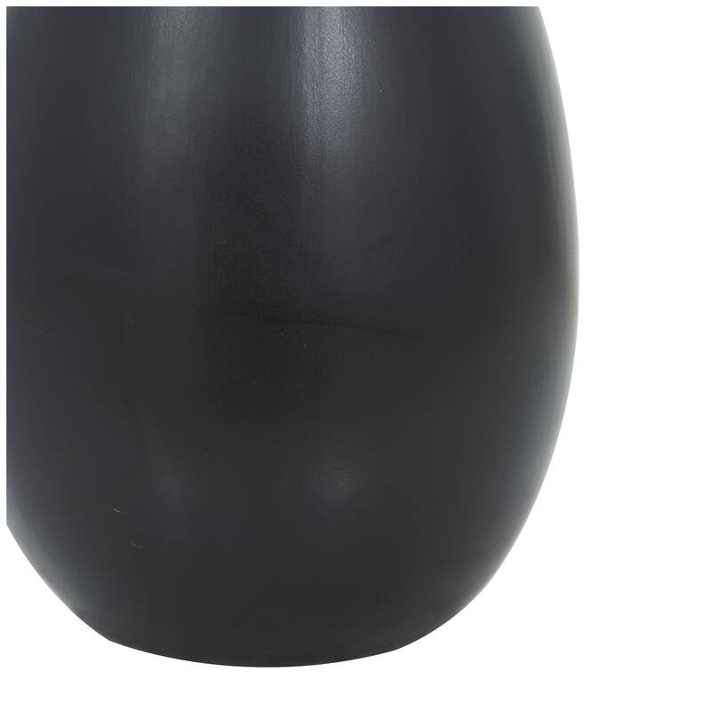Ceramic Minimalistic Floor Decorative Vase - Black or White - Roche River Decor